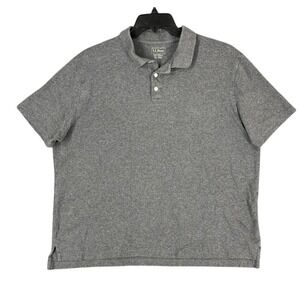 LL Bean Mens XL Polo Shirt Traditional Fit Cotton Casual Everyday Hiking Trail‎